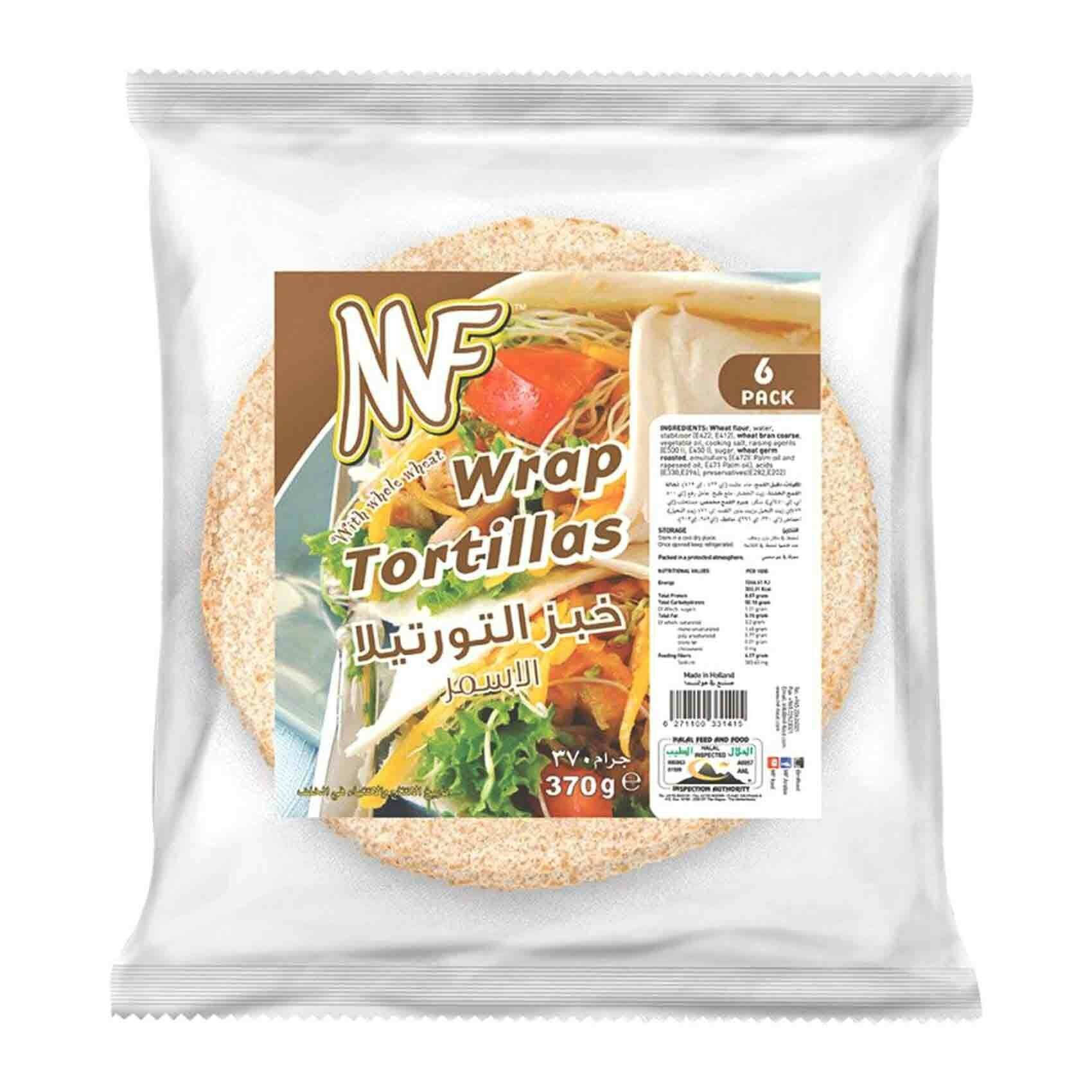 Buy MF Whole Wheat Tortillas 370g