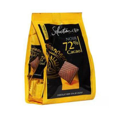 Carrefour Chocolate Selection 72% Cacao With Dark Chocolate 200 Gram