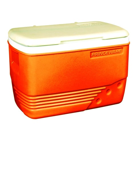 ALSAQER 30-Litre Ice Box Thermo insulated Picnic Cool Box-Thermo Keeper Container Expanded Cooler Fishing Ice Box-Orange