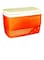 ALSAQER 30-Litre Ice Box Thermo insulated Picnic Cool Box-Thermo Keeper Container Expanded Cooler Fishing Ice Box-Orange
