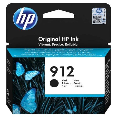 HP 912 Black Original Ink Cartridge  3YL80AE