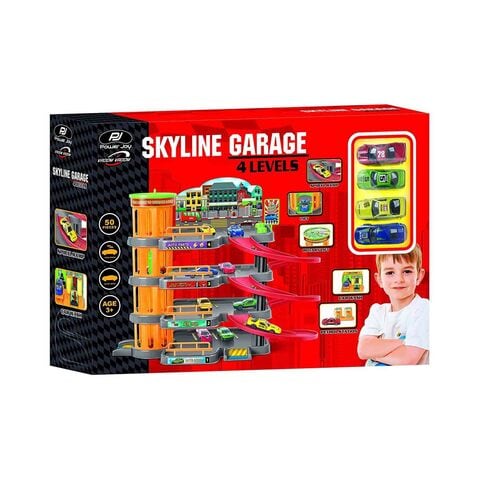Power Joy Vroom Vroom 4 Level Skyline Garage Multicolour Pack of 50