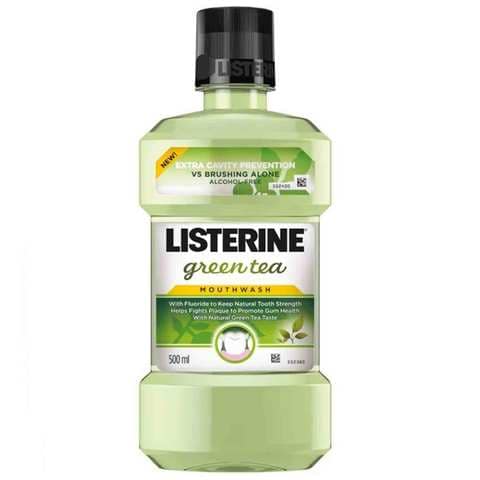 Listerine Mouthwash Green Tea 500 Ml