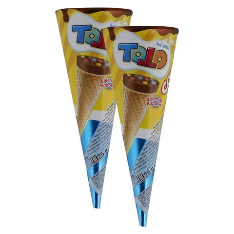 Balaban Toto Hazelnut Cornet Wafer 25g Pack of 2