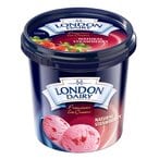 Buy London Dairy Premium Natural Strawberry Ice Cream 1L in Kuwait