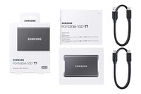 Samsung T7 Portable SSD USB 3.2, Gen 2 / Gray 500 GB - MU-PC500T/WW