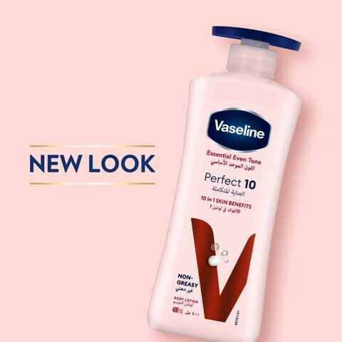 Vaseline Essential Even Tone Body Lotion Perfect 10 400ml