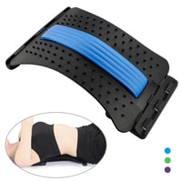 Generic-Adjustable Back Massage Stretcher Arch Back Stretcher Lumbar Waist Support Massager Lower and Upper Back Spine Pain Relief Relax