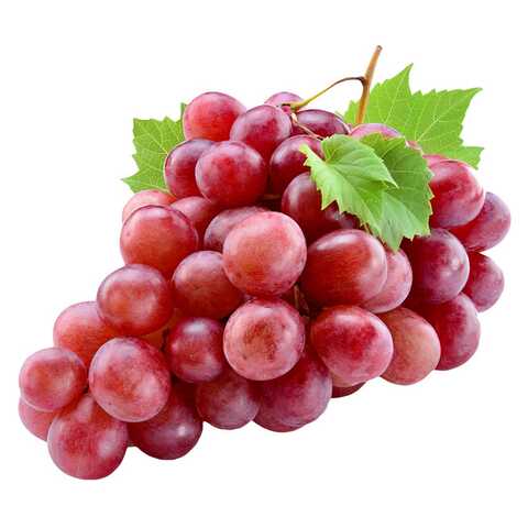 Red seedless store grapes