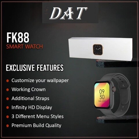 Buy FK88 Smart Watch 1.78 Inch HD Screen with Crypto Knob and