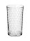 Delcasa 6-Piece Honey Comb Glass Tumbler Set Clear 260ml