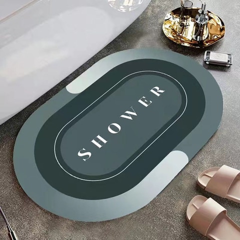 Anti-Skid Quick-Drying Crystal Velvet Bathroom Mat