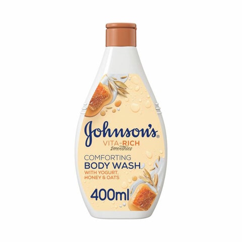 جونسون صابون الاستحمام العسل و الشوفان 400 مل