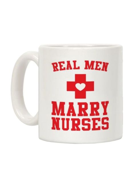 muGGyz Proud Mom Of A Nurse Coffee Mug White