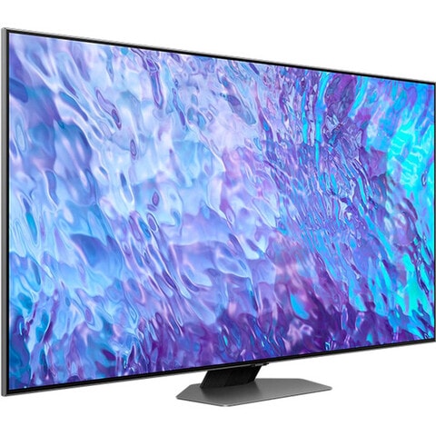 Samsung Q80C, 55 Inch, QLED, Smart TV, QA55Q80CAUXZN, Carbon Silver (2023, Neural Quantum Processor 4K, Smart Hub, Quantum HDR+)