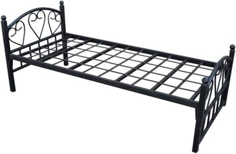 Steel bed deals single