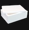 ALSAQER-Thermocoal Ice Box-(25Litre-10KG)Thermocoal Cool Box-Thermo Keeper Container, Expanded Polystyrene Cooler, Fishing Ice Box