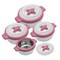 SELVEL SWIRL CLASSIC 4 PC SET (750/1500/2000/3300 ML) PINK/WHITE