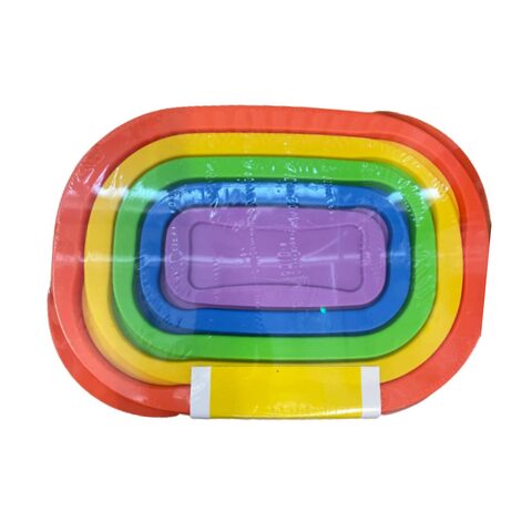 My Choice Plastic Food Storage Box Containers With Lid Multicolour 5