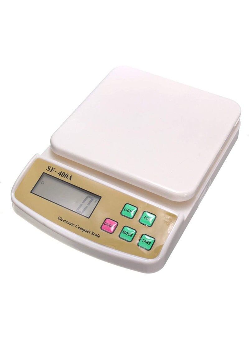 Buy Toshionics Digital Kitchen Weighing Scale White 22 5x15 5x4 3centimeter Online Shop Home Garden On Carrefour Uae