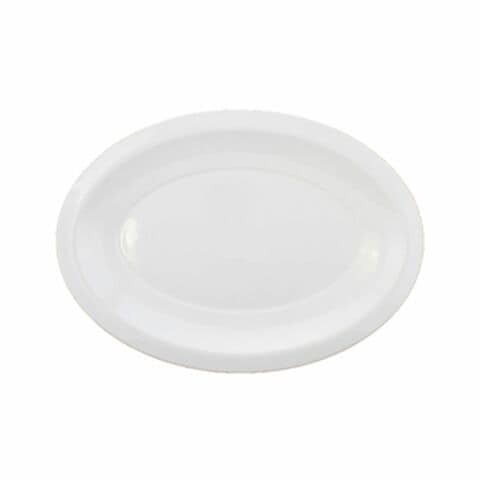 Oval shop serving plate