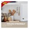 Command 17031SS-4ES Stainless steel metal hooks, small, Silver color. 4 hooks and 5 strips/pack