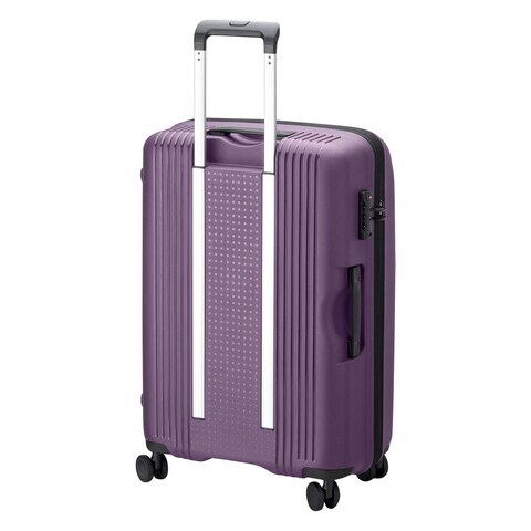 Delsey Ordener 4 Wheel Hard Casing Luggage Trolley 66cm Purple