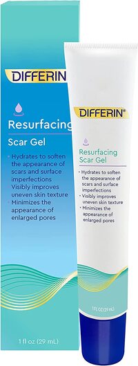 Differin Gel Acne Scar Spot Treatment For Face, Resurfacing Scar Gel, Gentle Skin Care For Acne Prone Sensitive Skin, 1 Oz