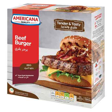 Americana BBQ Beef Burger 1344g