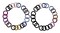 Aiwanto 40Pcs Elastic Hair Ties Colorful Hair Ties Hair Bands Pony Tail Holders Gift For Kids Girls Women(Multicolor)