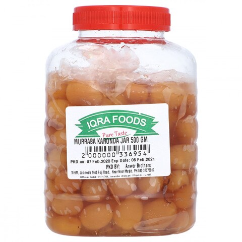 Iqra Foods Murraba Karonda Jar 500g
