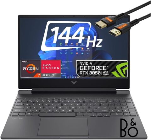 HP Victus Newest 15.6&quot; FHD IPS Gaming Laptop (32GB RAM, 1TB PCIe SSD) AMD Ryzen 7 5800H - GeForce RTX 3050 Ti, 144Hz 1080p - Windows 11 WiFi 6E w/HDMI