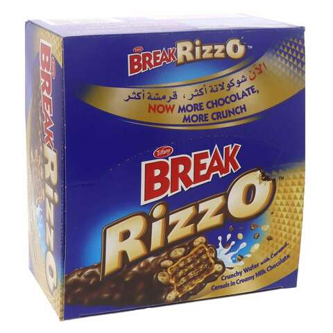Tiffany Break Rizzo Caramel Crunchy Wafer 35g Pack of 12