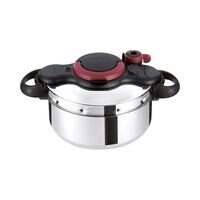 Buy Tefal Secure Compact Pressure Cooker Silver And Black 8L Online - Shop  Home & Garden on Carrefour UAE