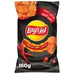 Buy Lays  Flaming Hot Potato Chips 165g in UAE