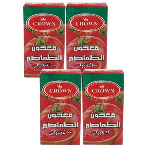 Crown Tomato Paste 135 Gram 4 Pieces