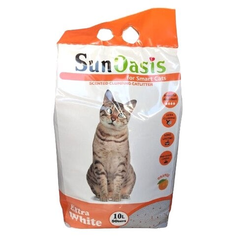 Sun Oasis Scented Clumping Cat Litter 10L