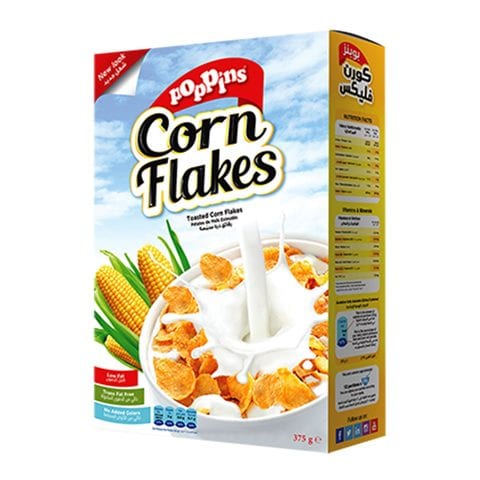 Poppins Toasted Corn Flakes 375g