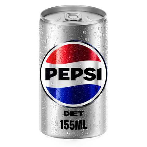 Buy Pepsi Diet Cola Beverage Can 155ml in UAE