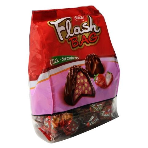 Cici Flash Bag Strawberry Flavoured Cream Chocolate 500g