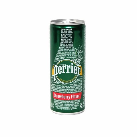 Perrier Sparkling Water Strawberry Can 250ml