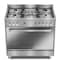 Candy Gas Cooker 90cm RGG95HXLPG - 5 gaz burner -Gaz oven - Gaz grill - Full safety - 3 Cast ir