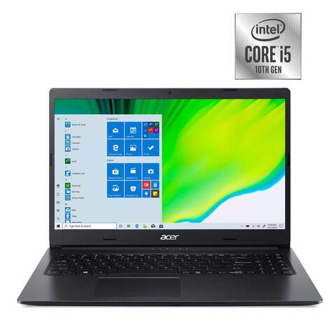 Acer Aspire 3 A315 Notebook with 10th Gen Intel Core i5-1035G1 Quad Core 1.0GHz Upto 3.6GHz/8GB DDR4 RAM/1TB HDD+128GB SSD Storage/2GB Nvidia MX330 Graphics/15.6&quot; FHD ComfyView Display/Win 10 Home/1 Year Warranty/Charcoal Black