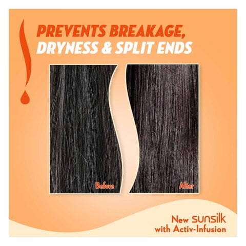Sunsilk Shampoo, to instantly repair damaged hair, with Keratin, Almond Oil &amp; Vitamin C, 400ml