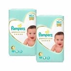 اشتري Pampers Premium Care Diaper Maxi Size 4 9-14kg Jumbo Pack White 66 countx2 في الامارات