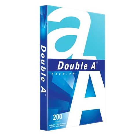 Double A Premium A4 Printing Paper 80GSM White 200 Sheets