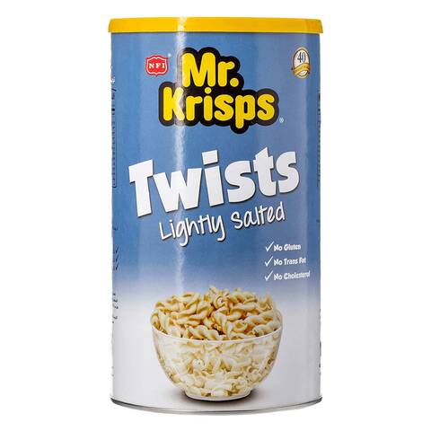 Mr. Krisps Lightly Salted Twists Potato Snack 75g