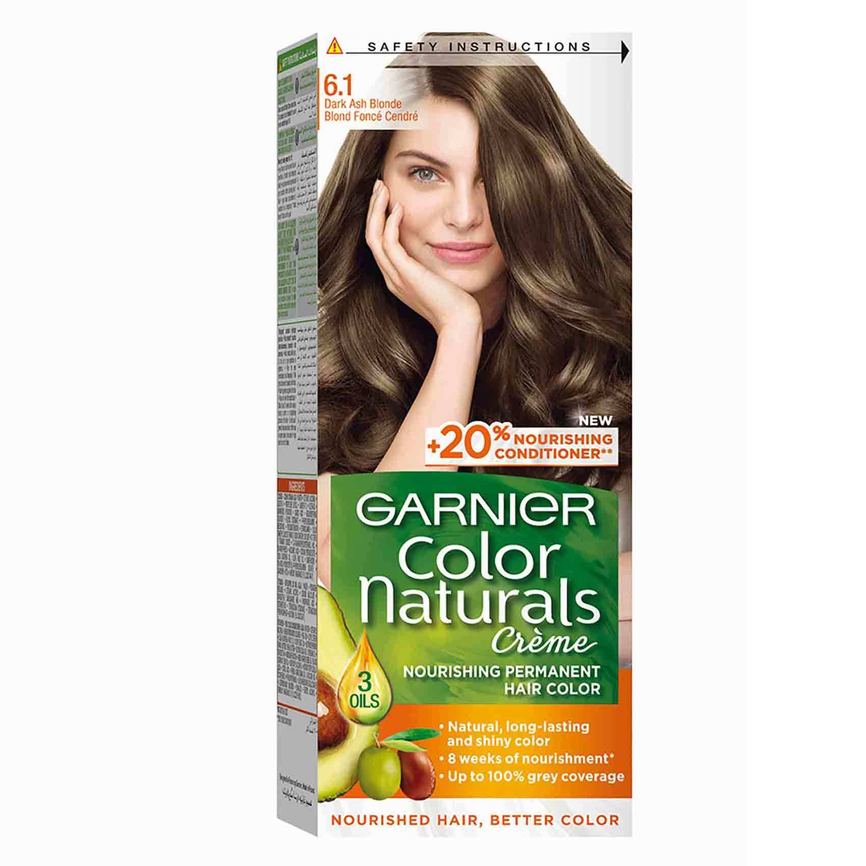 Buy Garnier Color Naturals 6 1 Dark Ash Blonde Online Shop Beauty Personal Care On Carrefour Uae