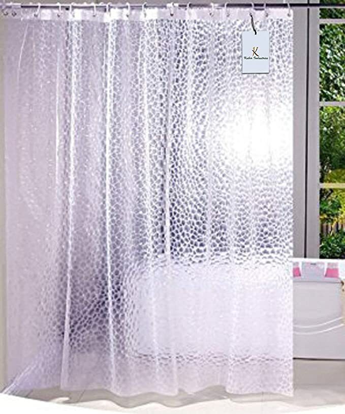 Buy Kuber Industries Pvc 20 Mm Shower Curtain 7ft Transparent Online Shop Home Garden On Carrefour Uae