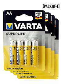 Varta Superlife AA Battery 4 Units Value Pack of 4